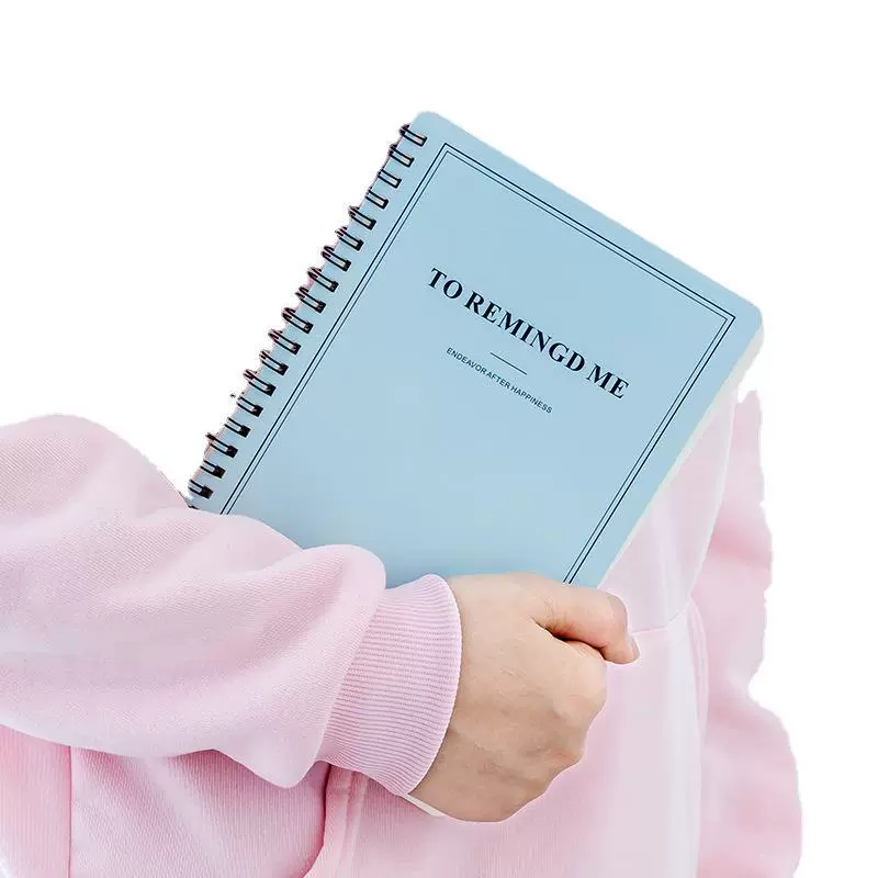 Spiral Notebook for Elementary Students, Thick Cover, Multi-color A6-Style Stationery Gift