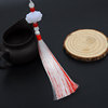 Double-sided pendant, two-color Hanfu with tassels, accessory