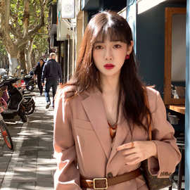 小香风设计感小众上衣盐系炸街女士小西装外套2022年新款初秋9509