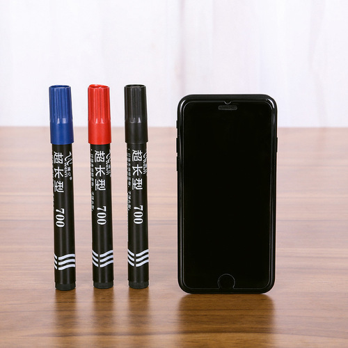 Marker pen black oily non-fading color thick stroke pen large pen hook line pen marker pen marker pen