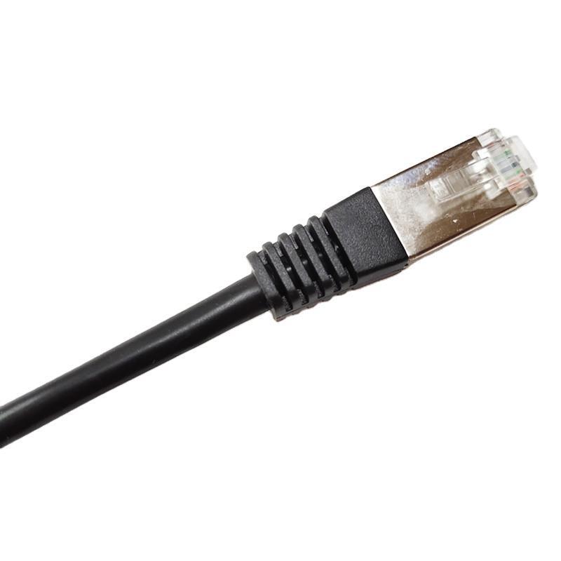 Ultra-five shielded network jumper CAT5E FTP 26AWG multi-strand oxygen-free copper finished Network cable 1.5 m Ultra-five shielded network jumper CAT5E FTP 26AWG multi-strand oxygen-free copper finished Network cable 1.5 m