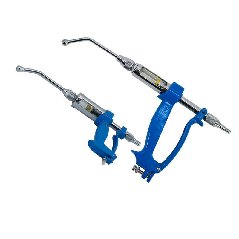 Cerdo, ganado y ovejas metal irrigator veterinario irrigator ajustable continuo medicina alimentador oral medicina alimentador equipo de cría