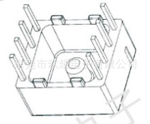 磁环外壳   10*7.5    4+4  JY-B043