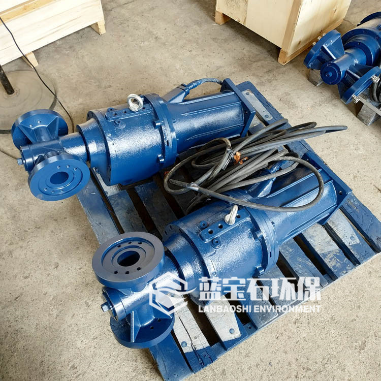 供应qdt低速推流器2.2kw不锈钢安装系统氧化沟潜水推进器