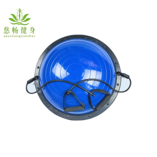 Factory direct sales 58cm wave speed ball explosion-proof thickened yoga hemisphere semicircular massage balance ball Pilates fitness ball