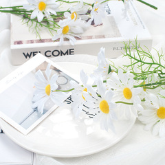 Ins Internet celebrity simulated daisy bouquet jewelry beauty makeup photography photography ornaments home decoration fresh background