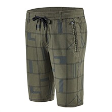 2020夏季新款条纹薄款宽松系绳五分休闲中裤跨境电商货源免费代理