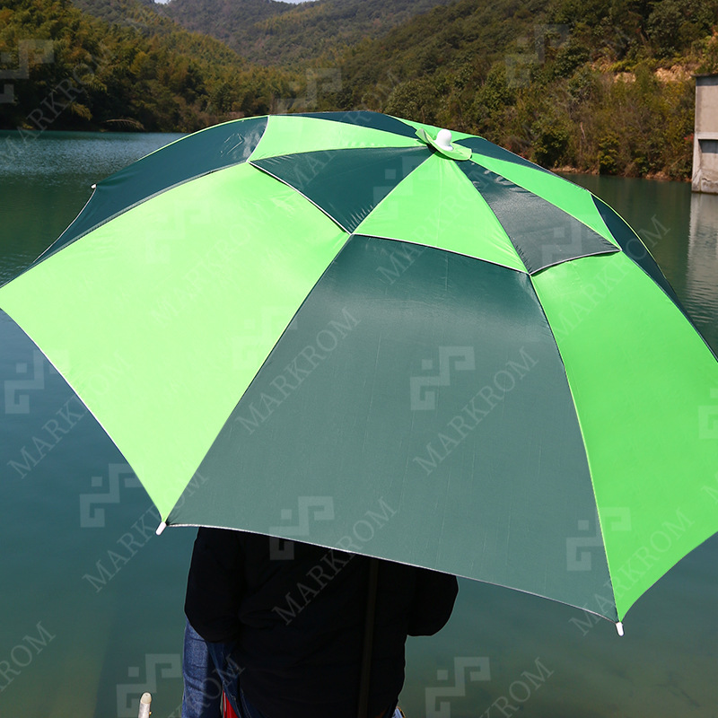 1.8米普通铁杆单向万向户外银胶黑遮阳挡雨钓鱼伞八骨两节透气伞|ms