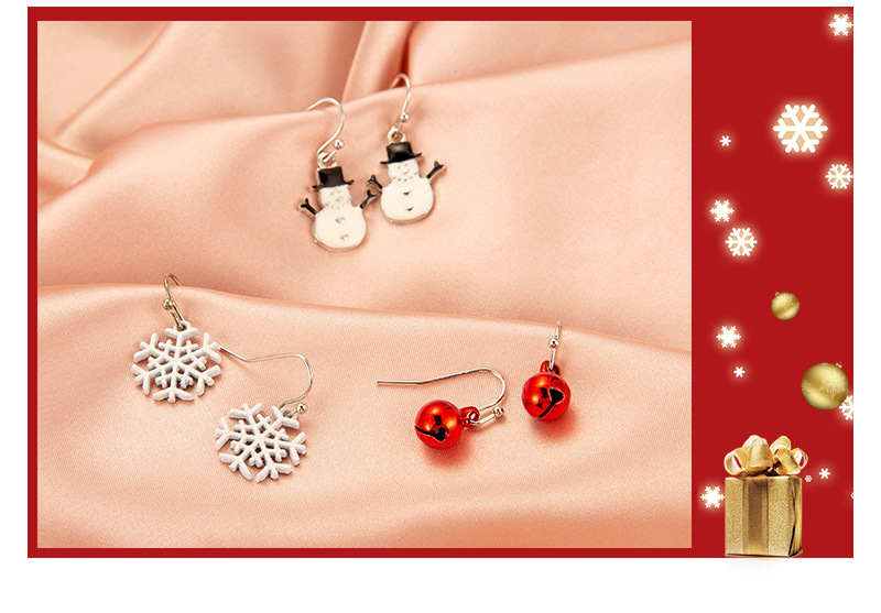 9g Weight Christmas Festival Women's Gender Cute Style Cute Earring Sets 6