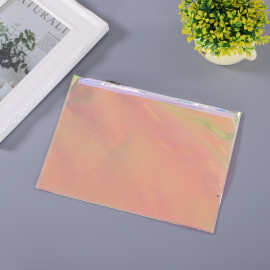 厂家专业生产 PVC幻彩拉链袋 镭射拉链袋各种畸形拉链袋 可印logo