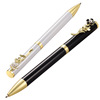 Fashionable cute metal gel pen suitable for men and women, round beads, Birthday gift