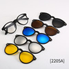 Cross -border TR90 Magnetic Supersting Mirror Manufacturer Direct Sales Glasses Frame with 5 Picks Piece Polaries Perseverass Gebok Bag