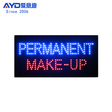  LEDVƟR LED PERMANENT MAKE UP SIGN 24x48cm