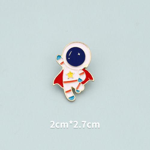 Astronaut small brooch for men and women, cute Japanese astronaut badge ins trendy personalized school bag bag decorative pin buckle