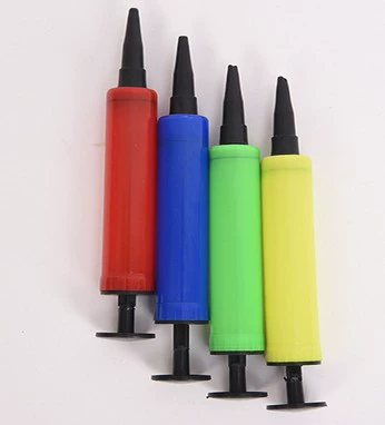 Small handheld inflatable air pump, balloon, balls, toy