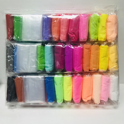 Preschool toys and supplies children DIY ultra-light clay storage box set craft colored clay modeling clay 24 colors clay