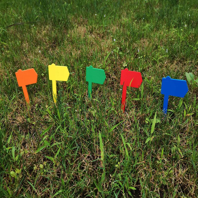 Creative road sign integrated planting brand seedling Flower Wood label barley rice planting sign Botanical Garden woodland