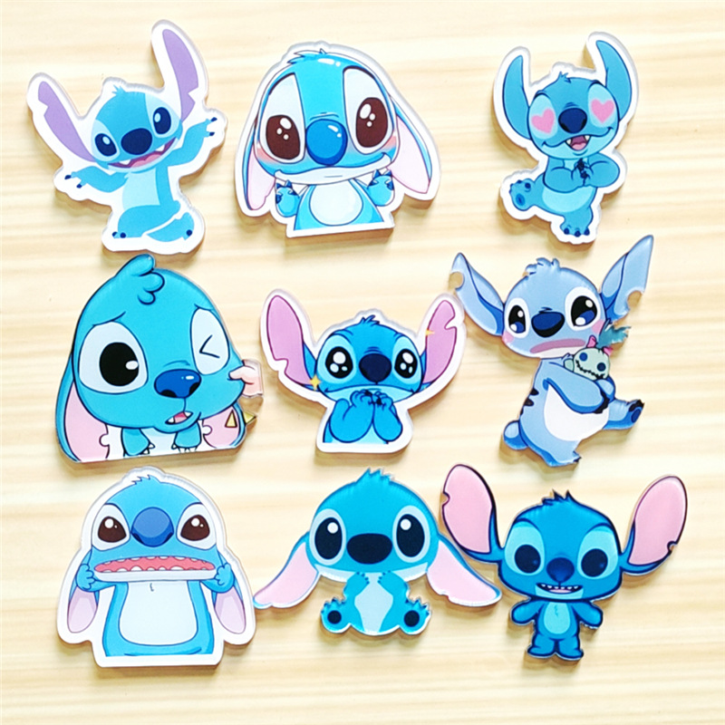 卡通史迪奇胸针可爱别针星际宝贝徽章小怪物DIY贴片包包饰品挂件|ms