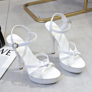 高跟鞋女2021新款韩版shoes细跟鱼嘴凉鞋女手工外贸女鞋厂家直供