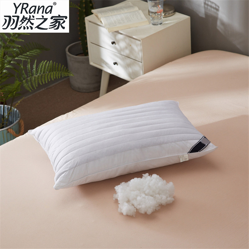 珍珠棉决明子花草护颈枕 成人枕单人高弹枕头 叠石桥厂家定制枕芯