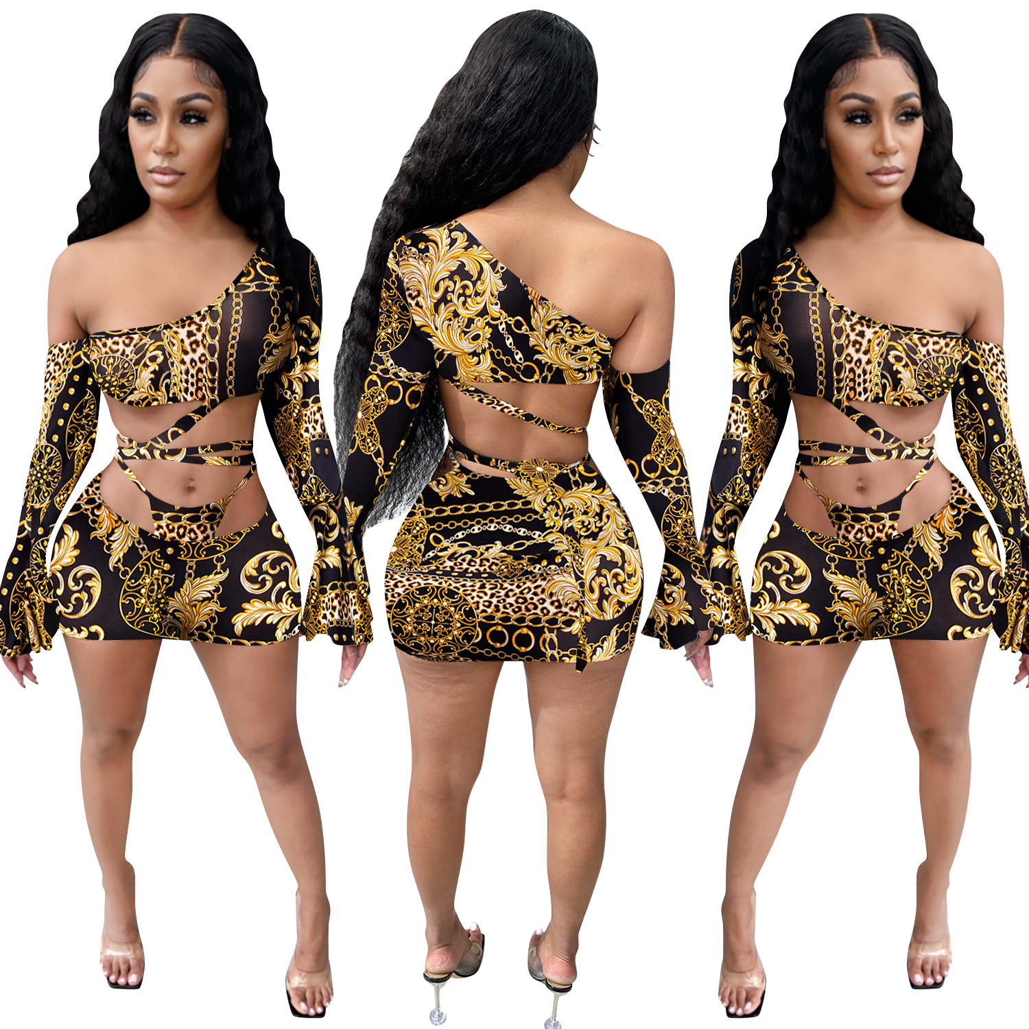 Title 29, Womens Strapping Retro Printed Mini Skirt. Get...