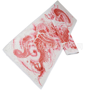 Printed towel factory direct supply polyester fiber creative logo double-sided printed advertising gift sports towel