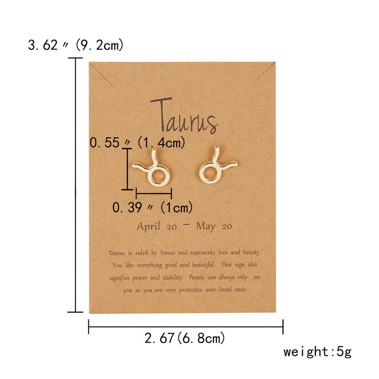 1 Paar Mode Konstellation Legierung Überzug Aushöhlen Frau Ohrstecker display picture 6