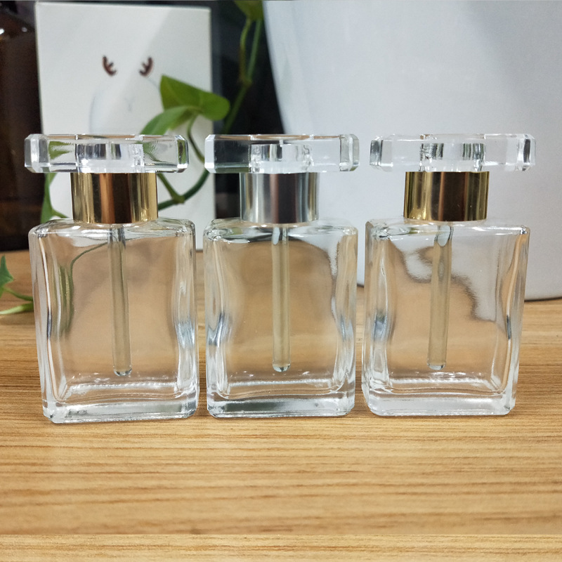 15ml square perfume bottle glass rod ess...