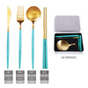 Removable constructor stainless steel, fork, spoon, handheld chopsticks, tableware for side table