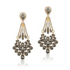 Retro crystal, earrings for bride, dress, accessories, European style, factory direct supply