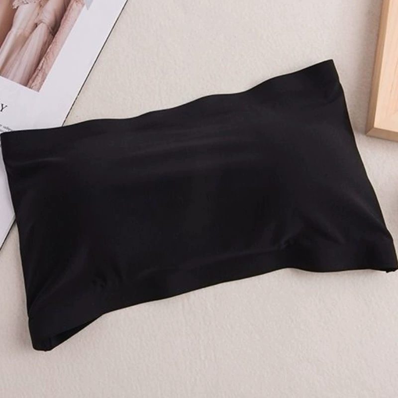 Protective Bra Top Tank, Seamless Strap Back Design, Adjustable Hooks, Colors: Black/White/Nude