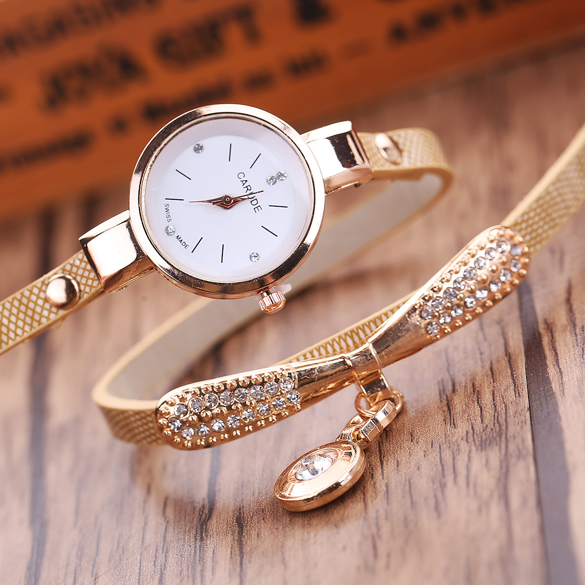 Fashion Stainless Steel Pu Leather Alloy Women's Watches display picture 9