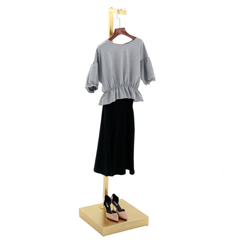 Simple iron wedding arch dress rack, boutique hanger, side hanger, floor-standing clothing display rack