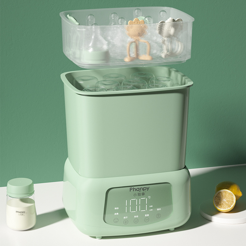 小雅象智能奶瓶消毒器奶瓶带烘干二合一宝宝蒸汽煮奶瓶