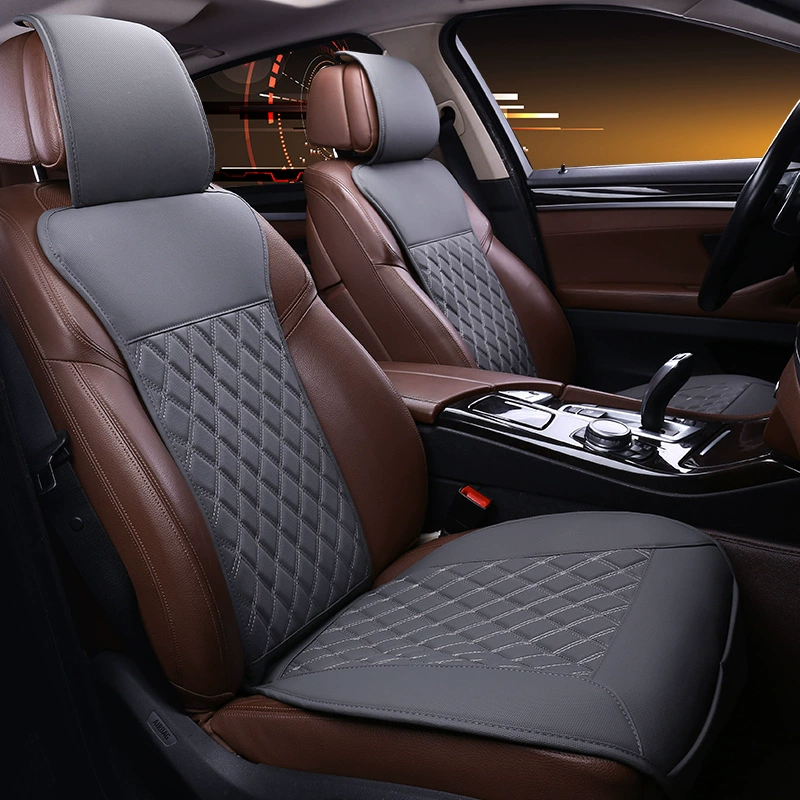 Новая Одиночная Автомобильная подушка Four Seasons Универсальная Нескользящая Кожаная подушка без галстуков для маленьких мужчин на талии Монолитная Подушка Фабрика Daifa