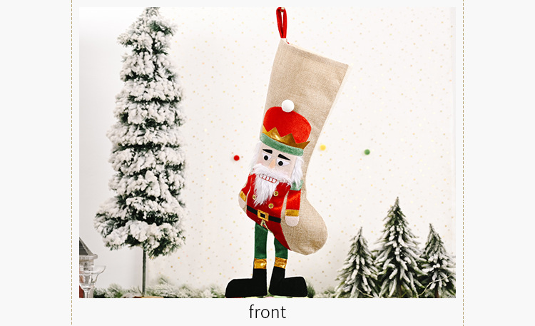 Walnuss Soldat Weihnachtsstrumpf Candy Bag display picture 3