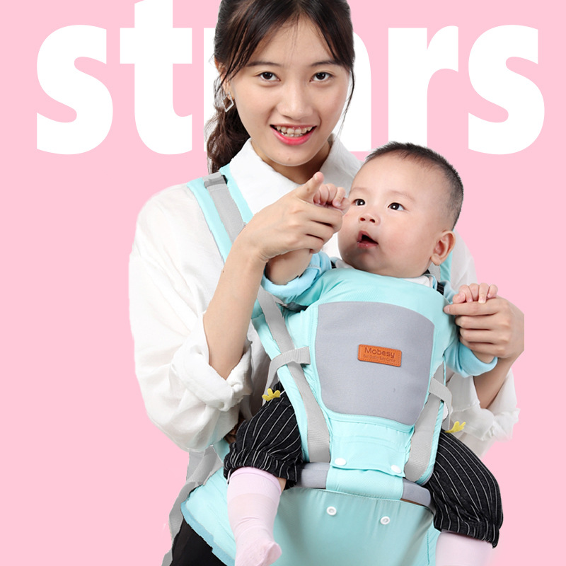 ins熱賣款四季透氣嬰兒背帶腰凳抱娃神器母嬰用品