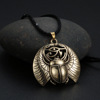 Cxwind retro Slav necklace Saint Beetle Golden Turtle Demon's Eye Pendant Necklace Side Jewelry