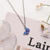 Necklace with butterfly, pendant, accessories, factory direct supply, simple and elegant design