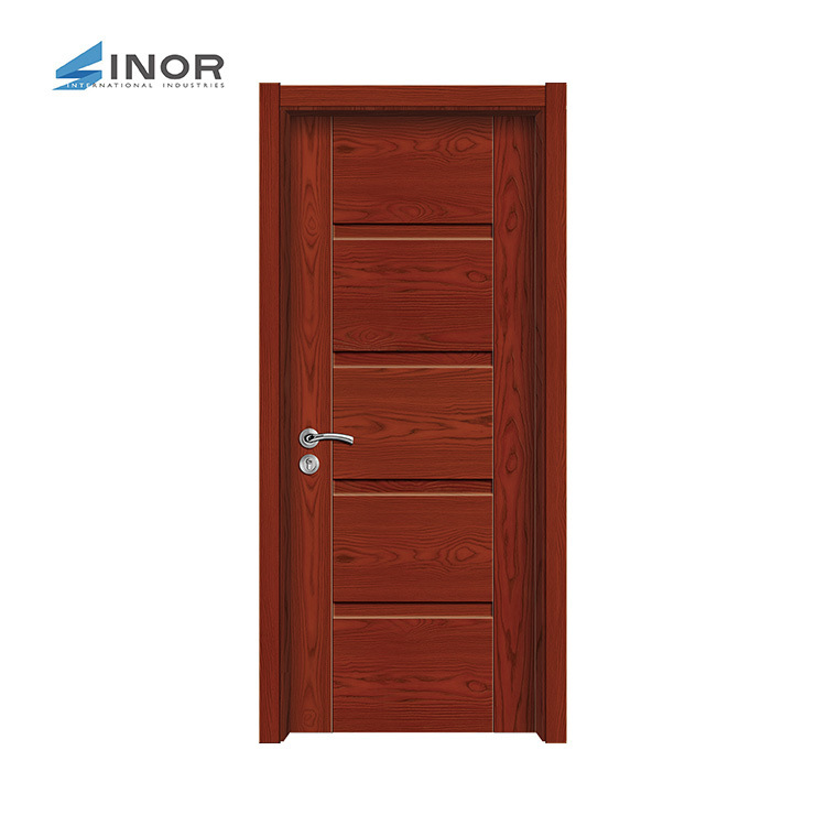 Puerta de madera de aluminio puerta ecológica simple sin pintura puerta interior puerta de aluminio panal de carbono placa de cristal dormitorio puerta de madera revestida de aluminio