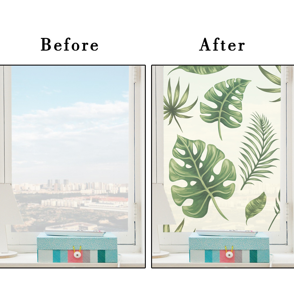 跨境热销新品静电遮光贴纸 吸附闪点磨砂玻璃贴膜厂家直销45*58