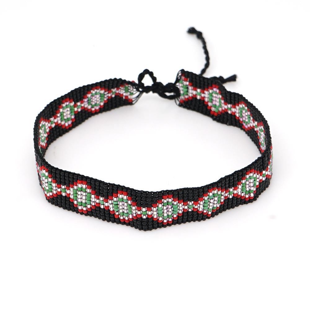 Fashion Exotic Bohemian Retro Ethnic Style Hand-woven Mgb Rice Beads Girl's Necklace display picture 4