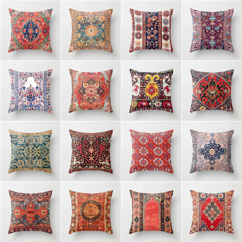Ethnic Minimalist Style Sofa Pillow Cushion Office Pillow Back Cushion Ins Style Manufacturer One Piece Delivery