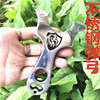 Slingshot stainless steel, street card with flat rubber bands, lion, wholesale