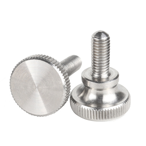 304 stainless steel high head knurled screw bolt GB834 hand screw screw M3M4M5M6M8M10