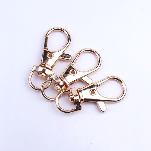 Manufacturer hook buckle zinc alloy key chain metal dog buckle DIY jewelry hardware jewelry accessories pendant