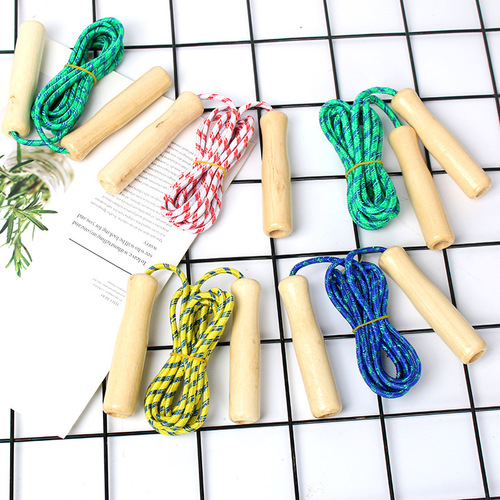 Children's gift ideas adult children's jump rope primary school students' color jump rope children's neutral beginner adjustable 2-meter rope