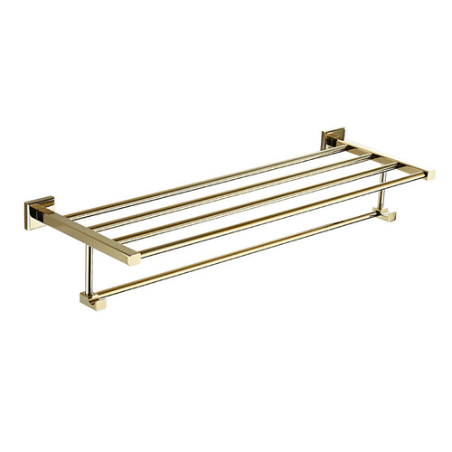 Exhibition bathroom accessories towel rack bathroom towels new gold towel rod wall hanging rack manufacturer