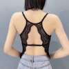 Europe station 2020 summer new pattern European goods fashion camisole sexy Lace After the split Feminine undergarment covering the chest and abdomen Bras
