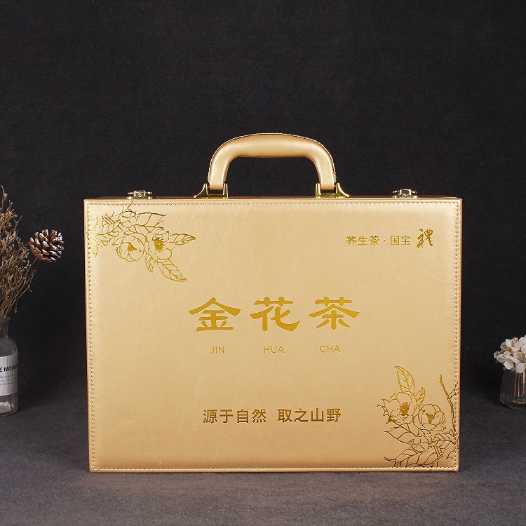 厂家定做礼品皮盒批发高档保健品包装礼盒定制药材茶叶包装盒子